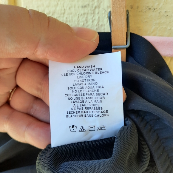 Penbrooke Swim Tummy Control Bikini Bottom Swimsuit Plus Size 20W Black NEW - Picture 6 of 9